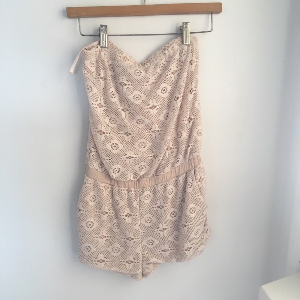 Urban outfitters lace romper